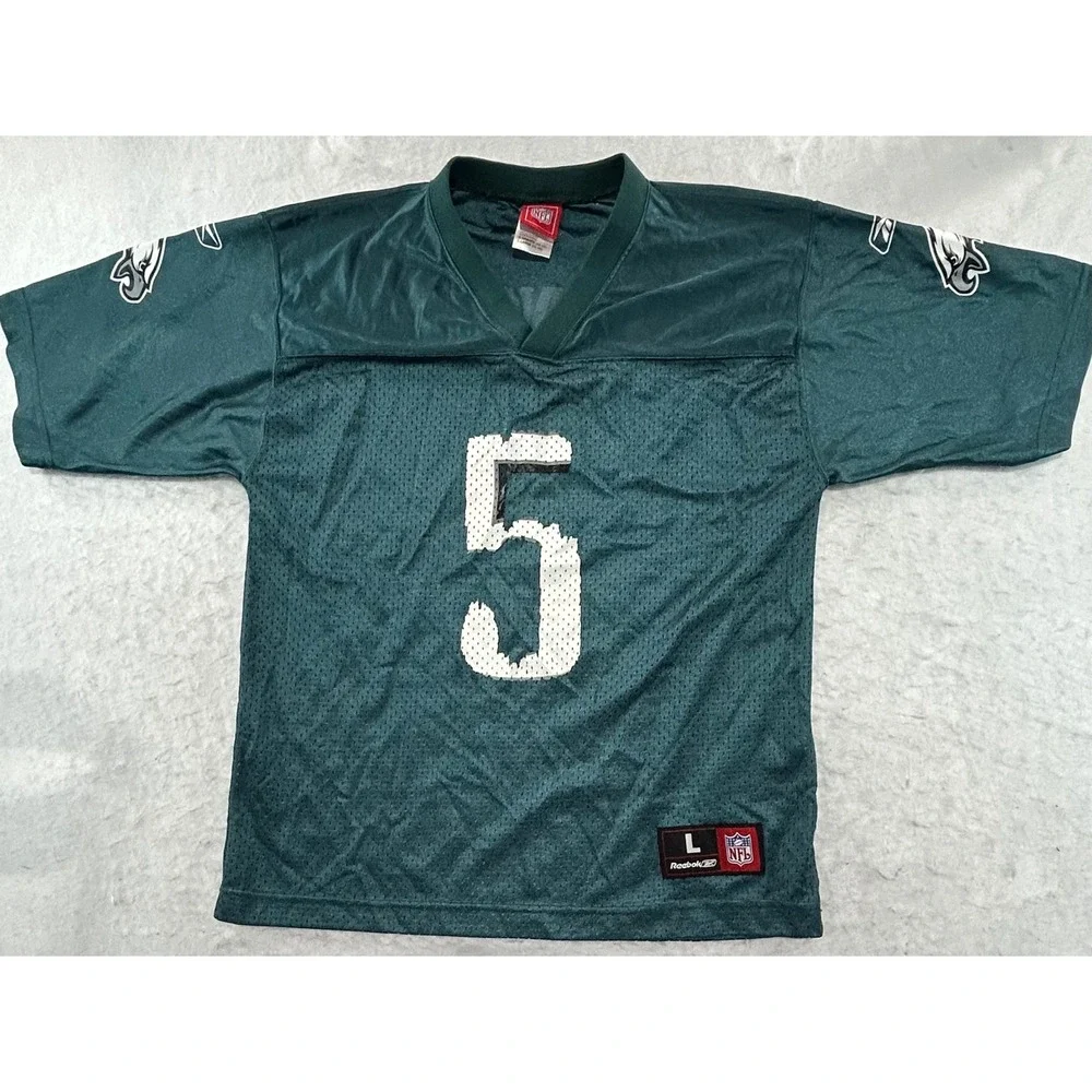 Reebok Philadelphia Eagles Donovan McNabb  Jersey Youth Large Green NFL Football